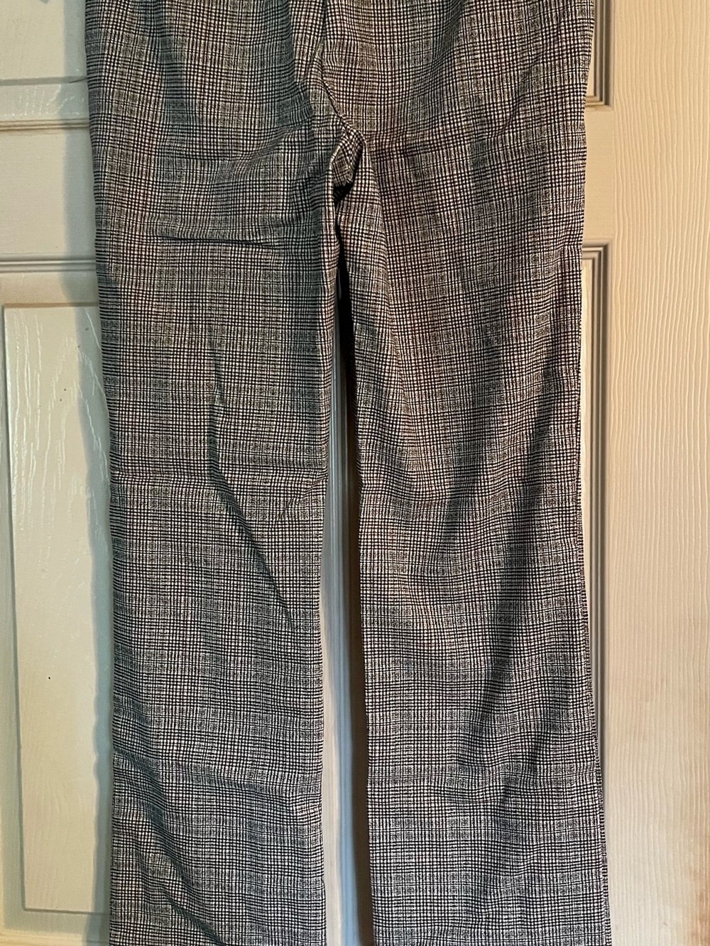 Maurices Black and White Plaid Straight-Leg Trousers - Picture 2 of 4
